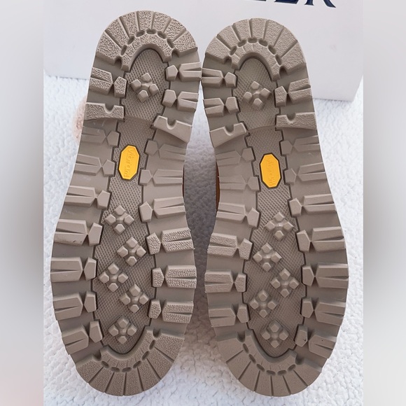 Moncler Peka Trek shearling-trimmed Suede & Leather Hiking Boots - Picture 10 of 16